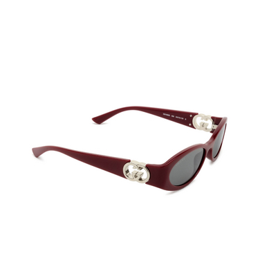 Gafas de sol Gucci GG1660S 006 burgundy - Vista tres cuartos