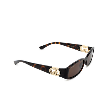 Gafas de sol Gucci GG1661S 002 havana - Vista tres cuartos