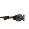 Occhiali da sole Gucci GG1661S 002 havana - anteprima prodotto 3/4