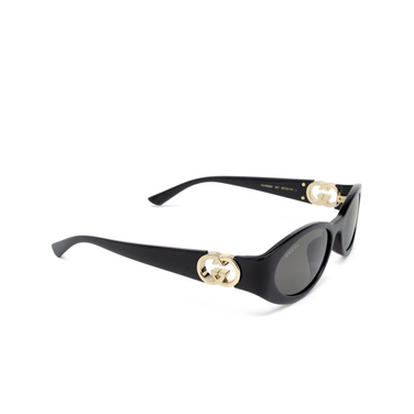 Gafas de sol Gucci GG1662SA 001 black - Vista tres cuartos