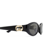 Occhiali da sole Gucci GG1662SA 001 black - anteprima prodotto 3/4