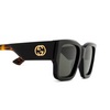 Gucci GG1663S Sunglasses 001 black - product thumbnail 3/4