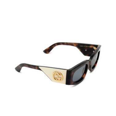 Lunettes de soleil Gucci GG1664S 003 havana - Vue trois quarts