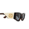 Lunettes de soleil Gucci GG1664S 003 havana - Vignette du produit 3/4