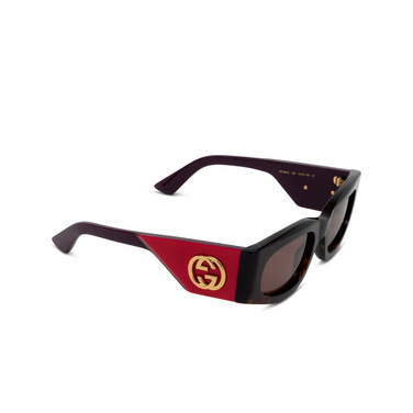 Gafas de sol Gucci GG1664S 004 havana - Vista tres cuartos