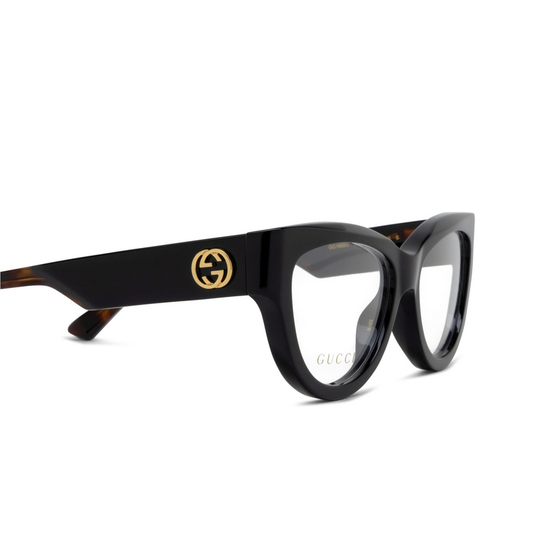 Lunettes de vue Gucci GG1665O 005 black - 3/4