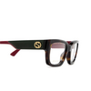 Lunettes de vue Gucci GG1666O 006 havana - Vignette du produit 3/4