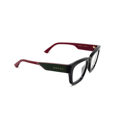 Gucci GG1669O Eyeglasses 010 black - three-quarters view