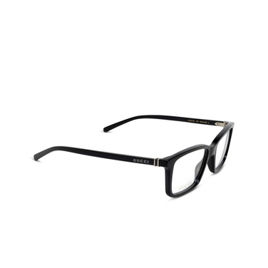 Gucci GG1672O Eyeglasses 005 black - three-quarters view