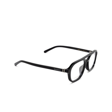 Lunettes de vue Gucci GG1673OA 001 black - Vue trois quarts