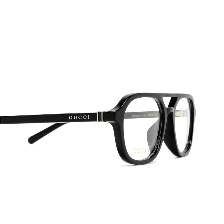 Occhiali da vista Gucci GG1673OA 001 black - 3/4