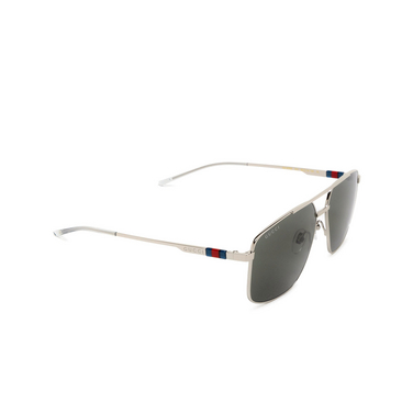 Gafas de sol Gucci GG1676S 001 silver - Vista tres cuartos