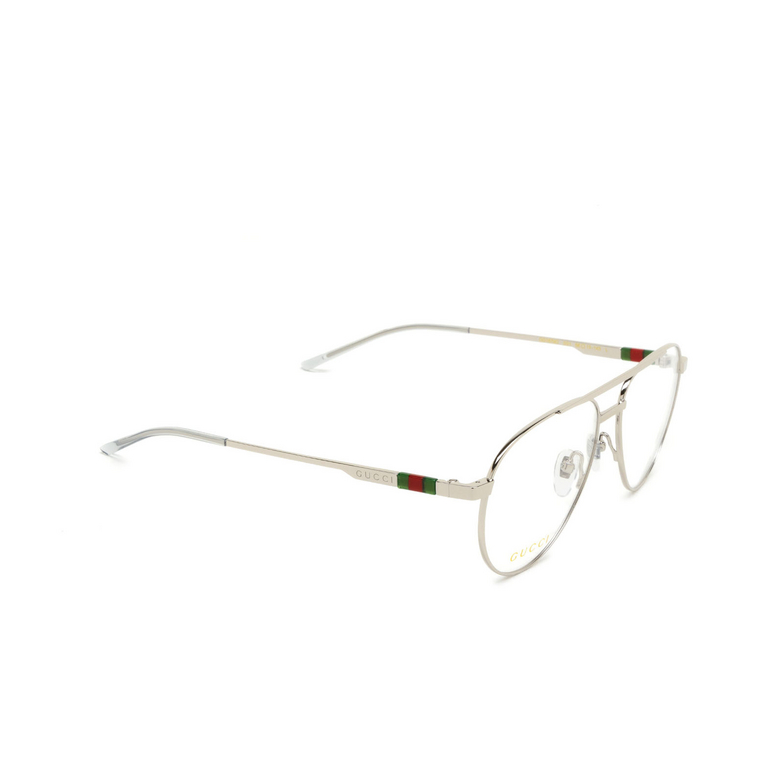 Lunettes de vue Gucci GG1679O 001 silver - 2/4