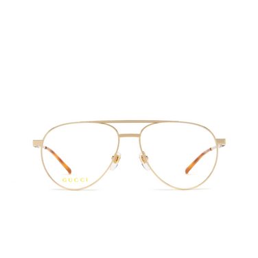 Lunettes de vue Gucci GG1679O 002 gold - Vue de face