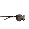 Occhiali da sole Gucci GG1680S 004 havana - anteprima prodotto 3/4