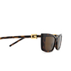 Occhiali da sole Gucci GG1681S 004 havana - anteprima prodotto 3/4