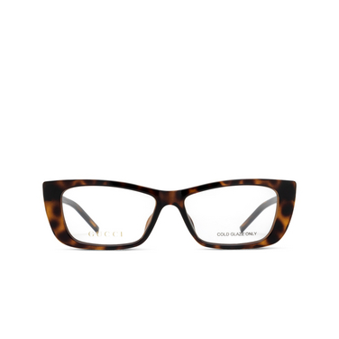 Lunettes de vue Gucci GG1682O 003 havana - Vue de face