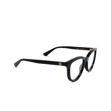 Gucci GG1687O Korrektionsbrillen 001 black - Dreiviertelansicht