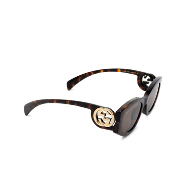 Gucci GG1691S Sunglasses 002 havana - three-quarters view