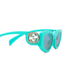 Lunettes de soleil Gucci GG1691S 004 light blue - Vignette du produit 3/4