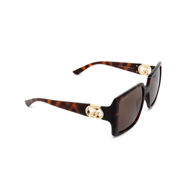 Gucci GG1692S Sunglasses 002 havana - three-quarters view