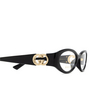 Occhiali da vista Gucci GG1693O 001 black - anteprima prodotto 3/4