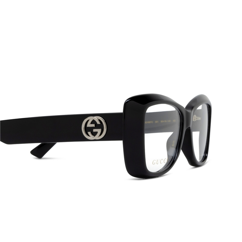 Gucci GG1697O Korrektionsbrillen 001 black - 3/4