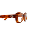 Lunettes de vue Gucci GG1697O 002 havana - Vignette du produit 3/4