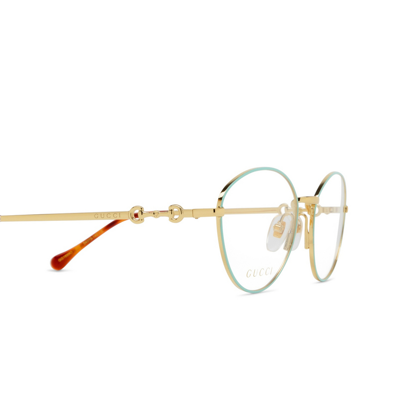 Occhiali da vista Gucci GG1699O 002 gold - 3/4