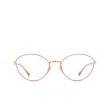 Lunettes de vue Gucci GG1699O 003 gold - Vue de face