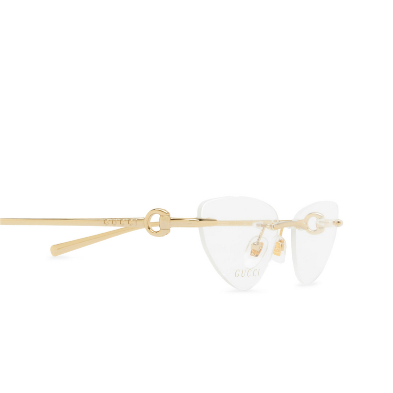 Lunettes de vue Gucci GG1702O 002 gold - 3/4