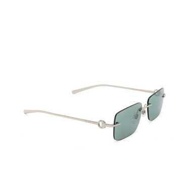 Lunettes de soleil Gucci GG1703S 002 silver - Vue trois quarts