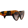 Lunettes de soleil Gucci GG1704S 002 havana - Vignette du produit 3/4