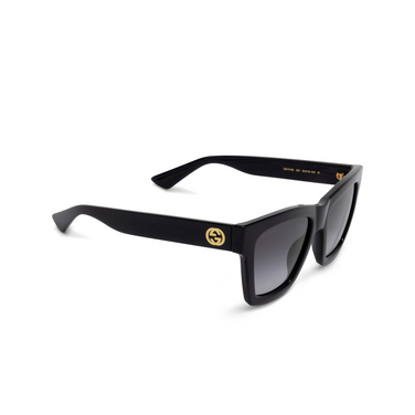 Lunettes de soleil Gucci GG1714S 001 black - Vue trois quarts