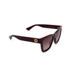 Gucci GG1714S Sunglasses 003 burgundy - product thumbnail 2/4