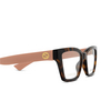 Lunettes de vue Gucci GG1715O 005 havana - Vignette du produit 3/4