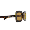 Occhiali da sole Gucci GG1718S 002 havana - anteprima prodotto 3/4