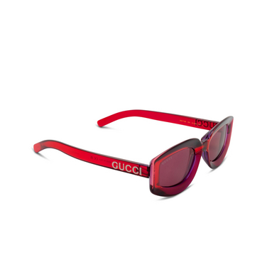 Gucci GG1719S Sunglasses 004 red - three-quarters view