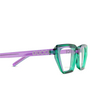 Lunettes de vue Gucci GG1720O 003 violet - Vignette du produit 3/4