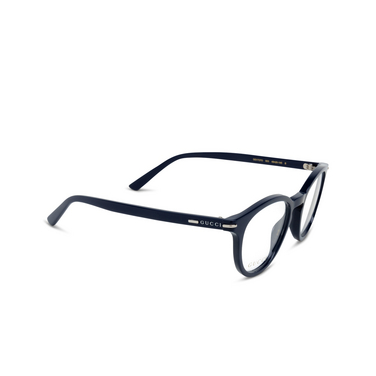 Occhiali da vista Gucci GG1727O 003 blue - tre quarti