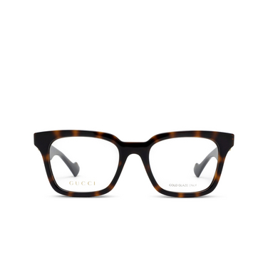 Lunettes de vue Gucci GG1728O 002 havana - Vue de face