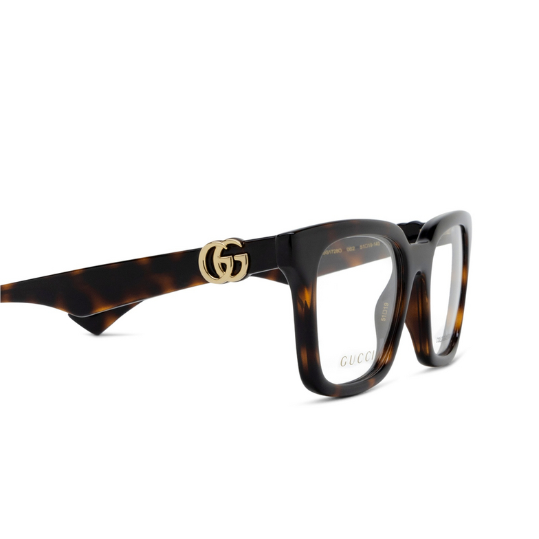 Gucci GG1728O Eyeglasses 002 havana - 3/4