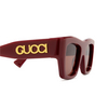 Gafas de sol Gucci GG1772S 003 burgundy - Miniatura del producto 3/4