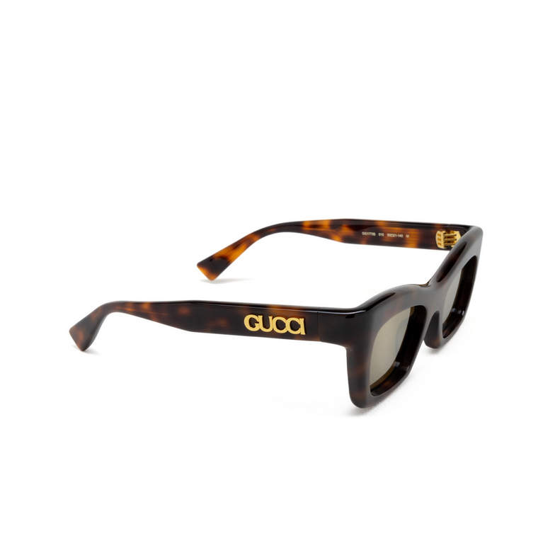 Gucci GG1773S Sunglasses 015 havana - 2/4