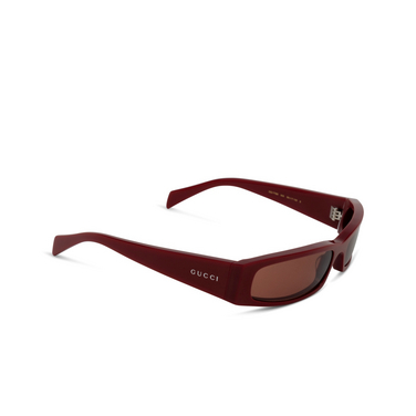 Gucci GG1778S Sunglasses 003 burgundy - three-quarters view