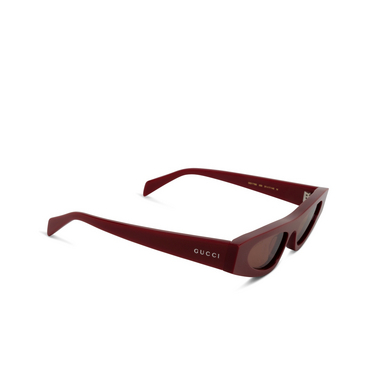 Occhiali da sole Gucci GG1779S 003 burgundy - tre quarti