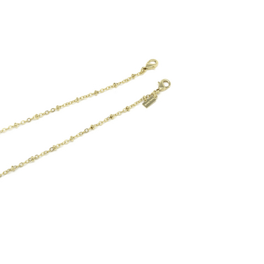 Huma CHAIN WITH METAL PEARL L03 gold - front view