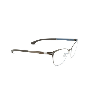 Lunettes de vue ic! berlin KARA GRAPHITE-TAUBENBLAU - Vue trois quarts