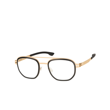 ic! berlin OSMIUM Eyeglasses ROSE - GOLD - BLACK - three-quarters view