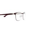 Gafas graduadas ic! berlin TILMANN BORDEAUX - PEARL - Miniatura del producto 3/4